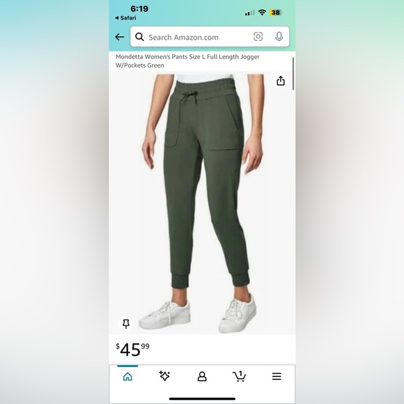 Green Joggers - Picture 1 of 6